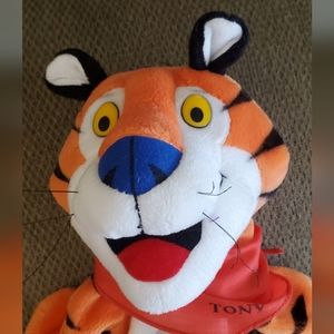 15" Kelloggs Mascot Tony Tiger Stuffed Plush with Zipper Pouch Flaws